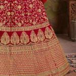 Embroidered Flared Lehenga Choli Set 